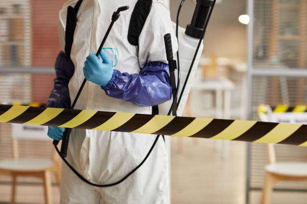 Professional Biohazard Cleanup technician working in Schurz, NV